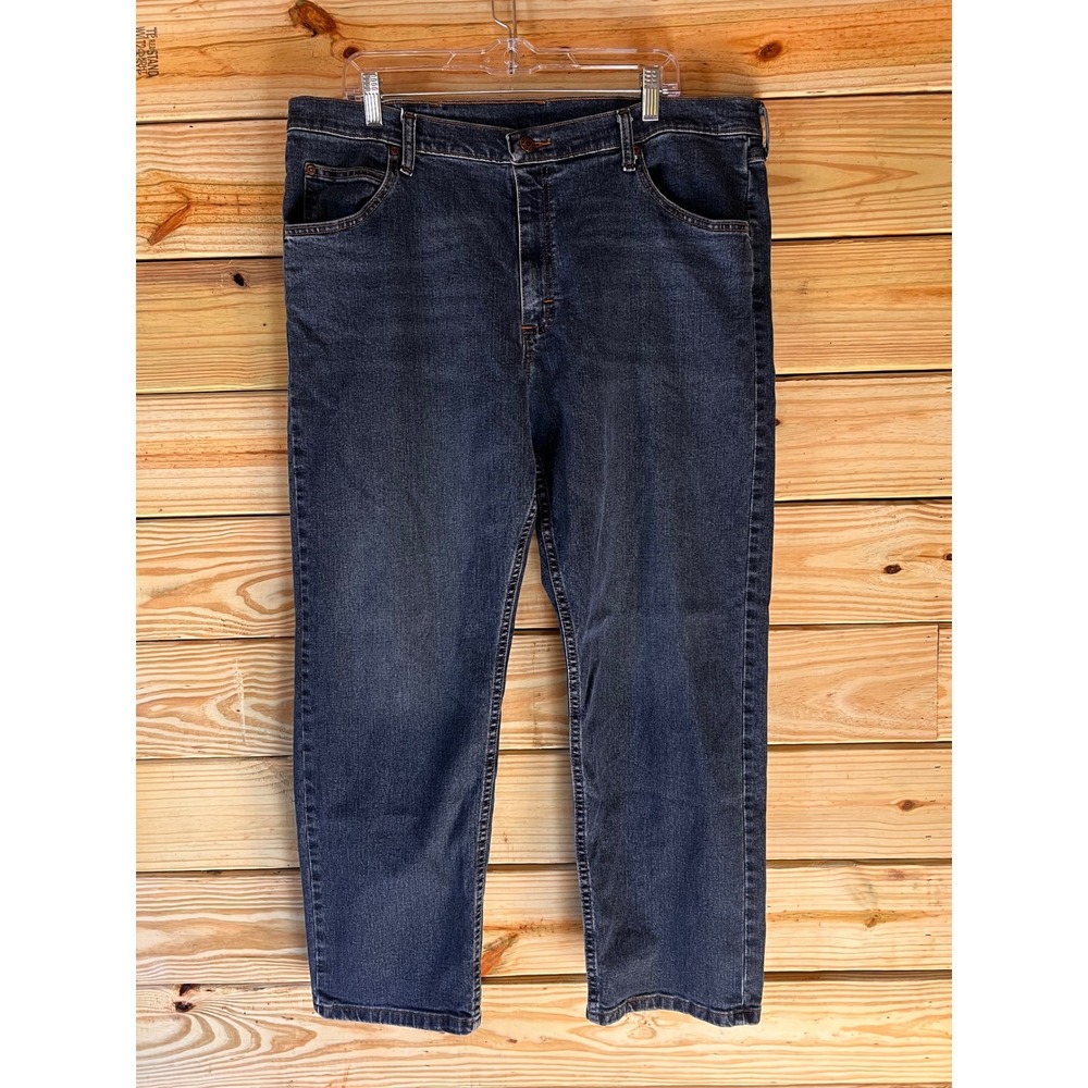 Wrangler Men Jeans Dark Wash Straight Fit Classic Comfort‎ Waist 38x30
